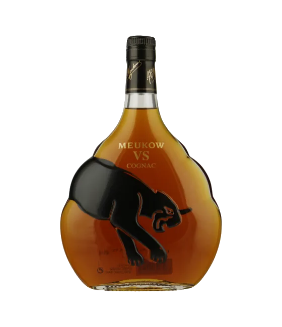 Meukow VS Cognac, fles bij slijterij t Bockje in Bathmen