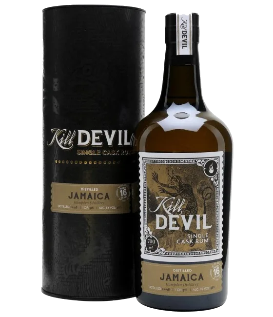 Kill Devil Jamaica 12Y 2003, fles bij slijterij t Bockje in Bathmen