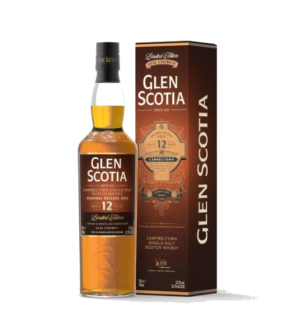 Glen Scotia 12 Years Old Amontillado Seasonal Release 2022, fles bij slijterij t Bockje in Bathmen