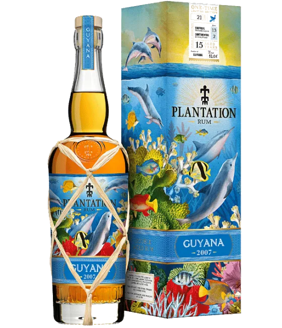 Plantation Guyana 2007, fles bij slijterij t Bockje in Bathmen