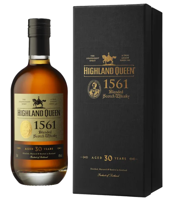 HIGHLAND QUEEN 1561 30 years old, fles bij slijterij t Bockje in Bathmen