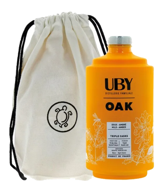 Uby Oak Armagnac 3 Years Old, fles bij slijterij t Bockje in Bathmen
