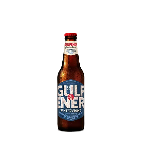 Gulpener Wintervrund, fles bij slijterij t Bockje in Bathmen