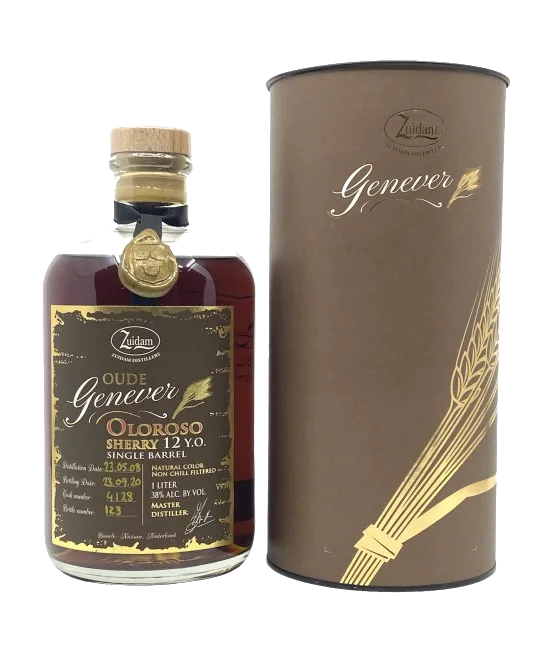 Zuidam Oude Genever Oloroso Sherry 12 Years Old Single Barrel