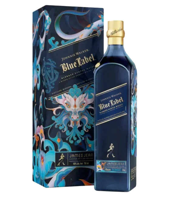 Johnnie Walker Blue Label CNY Year Of The Dragon, fles bij slijterij t Bockje in Bathmen