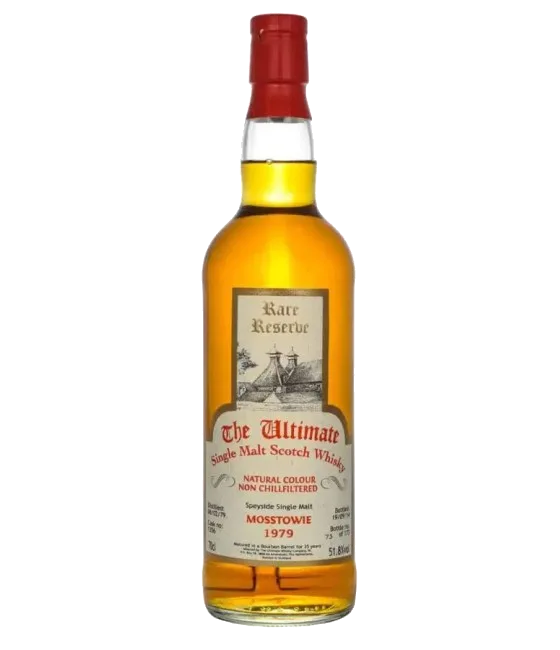 The Ultimate Rare Reserve Mosstowie 35 Years Old 1979 #1356, fles bij slijterij t Bockje in Bathmen