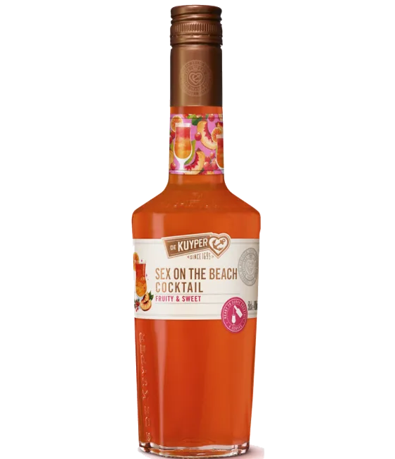 De Kuyper Sex on the Beach Cocktail, fles bij slijterij t Bockje in Bathmen
