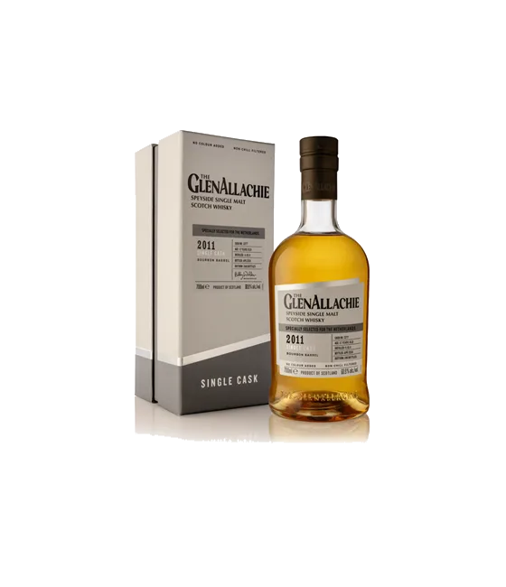 Glenallachie 12 Years Old Single Cask Bourbon Barrel #3277, fles bij slijterij t Bockje in Bathmen
