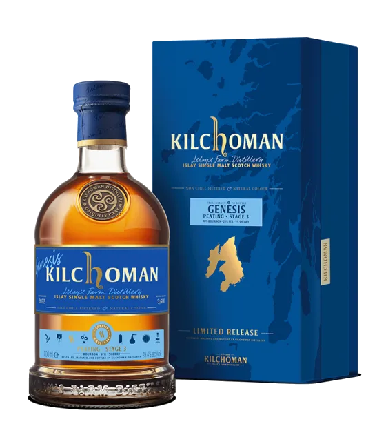 Kilchoman Genesis Peating Stage 3, fles bij slijterij t Bockje in Bathmen