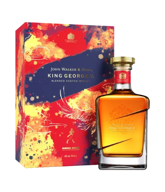 John Walker & Sons King George V Lunar New Year 2023, fles bij slijterij t Bockje in Bathmen