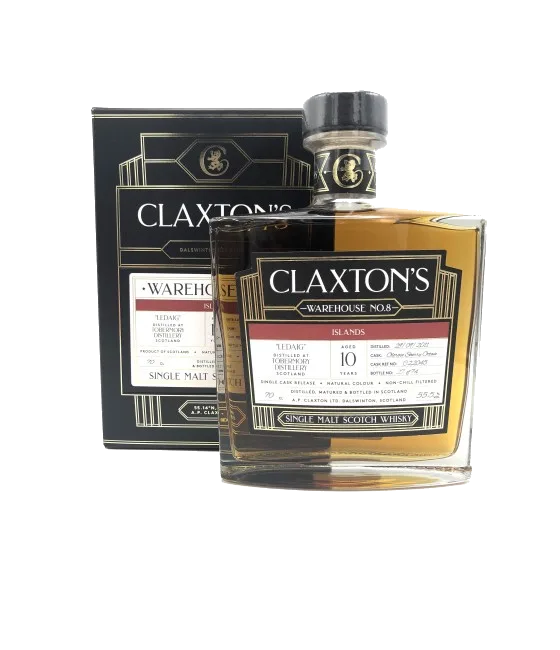 Claxton’s Warehouse Ledaig 10 Years Old, fles bij slijterij t Bockje in Bathmen