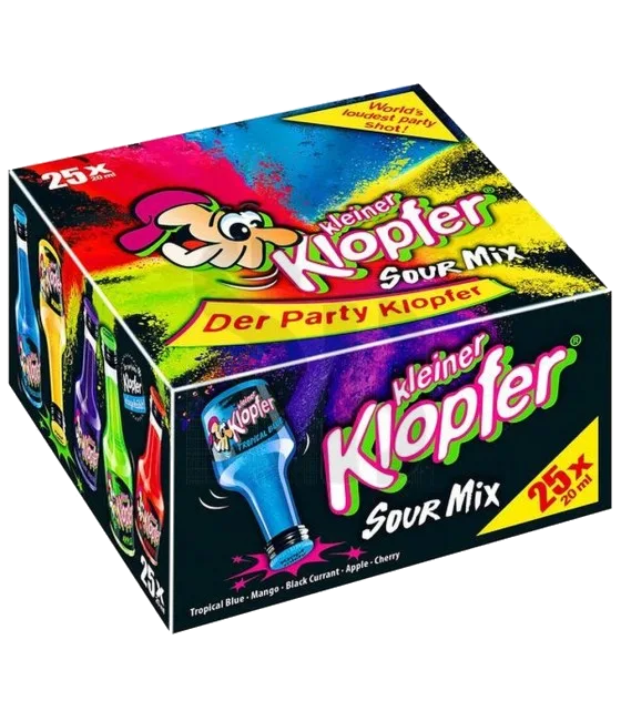 Kleiner Klopfer Sour Mix 25-pack, fles bij slijterij t Bockje in Bathmen