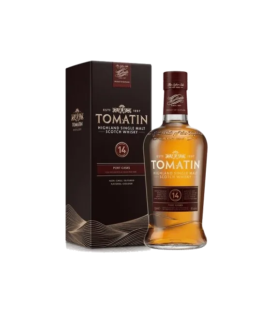 Tomatin 14 Years Old Port Casks, fles bij slijterij t Bockje in Bathmen