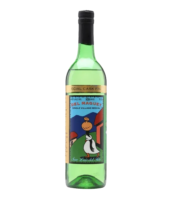 Del Maguey San Luis Del Rio Azul Mezcal, fles bij slijterij t Bockje in Bathmen