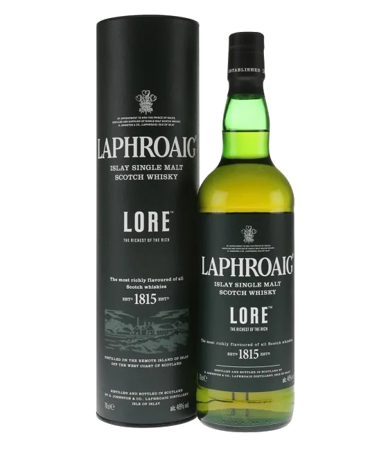 Laphroaig LORE Edition Islay Single Malt Scotch Whisky, fles bij slijterij t Bockje in Bathmen