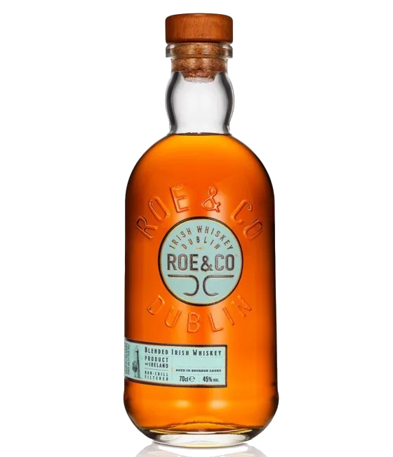 Roe & Co Blended Irish Whiskey, fles bij slijterij t Bockje in Bathmen