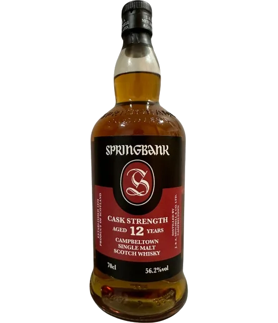 Springbank 12 Years Old Cask Strength #26, fles bij slijterij t Bockje in Bathmen
