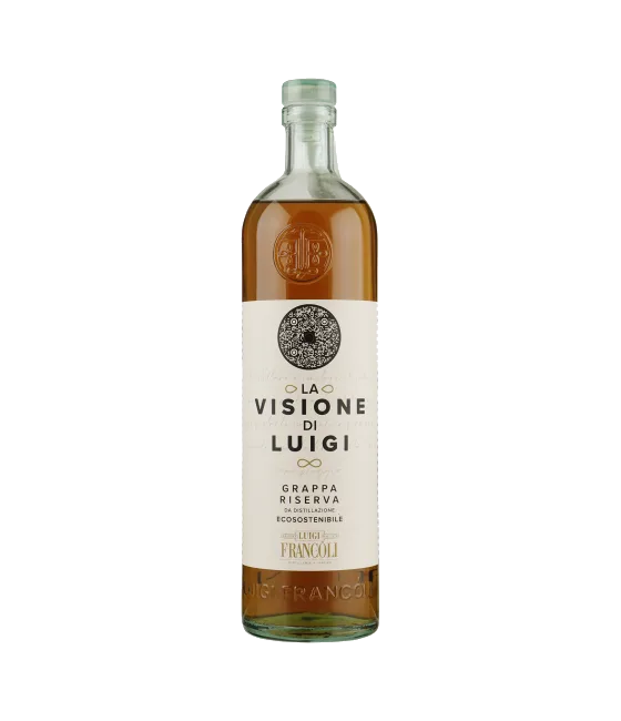 Francoli Grappa Riserva La Visione Di Luigi, fles bij slijterij t Bockje in Bathmen