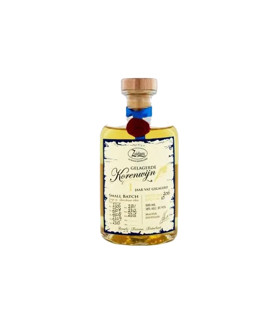 Zuidam Korenwijn, fles bij slijterij t Bockje in Bathmen