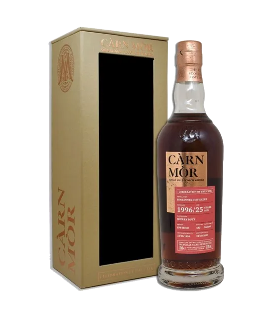 Càrn Mòr Celebration Of The Cask 25Y Benrinnes 1996 #962101, fles bij slijterij t Bockje in Bathmen