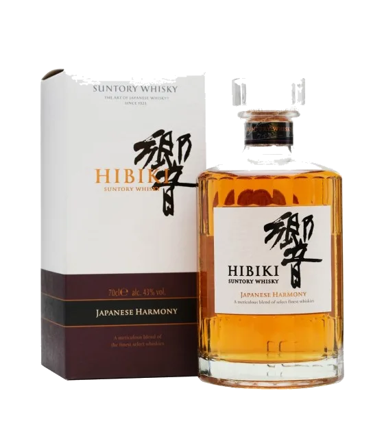 Hibiki Japanese Harmony Blended Japanse Whisky, fles bij slijterij t Bockje in Bathmen