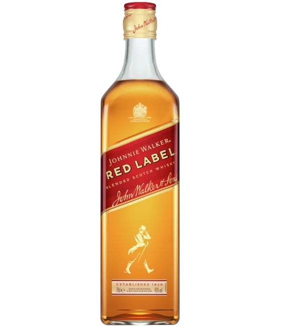 Johnnie Walker Red Label 70 cl, fles bij slijterij t Bockje in Bathmen