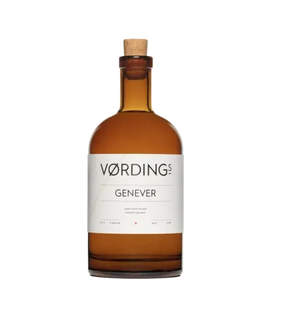 Vording’s Genever, fles bij slijterij t Bockje in Bathmen