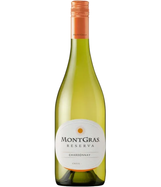 Mont Gras Reserva Chardonnay, fles bij slijterij t Bockje in Bathmen