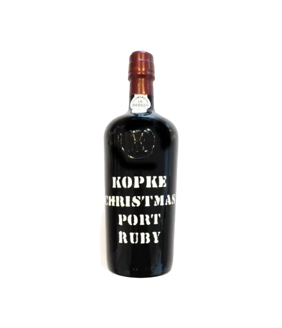 Kopke Christmas Port Ruby Halfje, fles bij slijterij t Bockje in Bathmen
