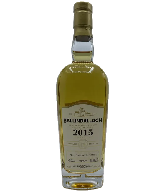 Ballindalloch 2015 Vintage Release, fles bij slijterij t Bockje in Bathmen