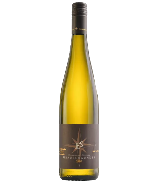 Ellermann-Spiegel Grauburgunder Trocken, fles bij slijterij t Bockje in Bathmen