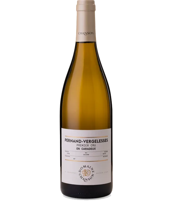 Chanson Pernand-Vergelesses Premier Cru Les Caradeux, fles bij slijterij t Bockje in Bathmen