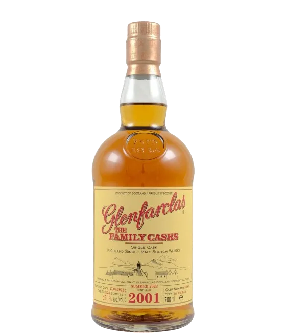 Glenfarclas Family Cask 2001 #3383, fles bij slijterij t Bockje in Bathmen