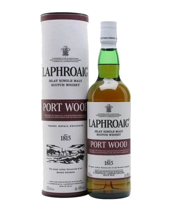 Laphroaig Portwood, fles bij slijterij t Bockje in Bathmen