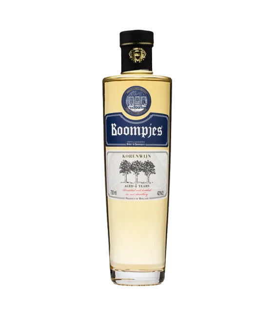 Boompjes Korenwijn, fles bij slijterij t Bockje in Bathmen