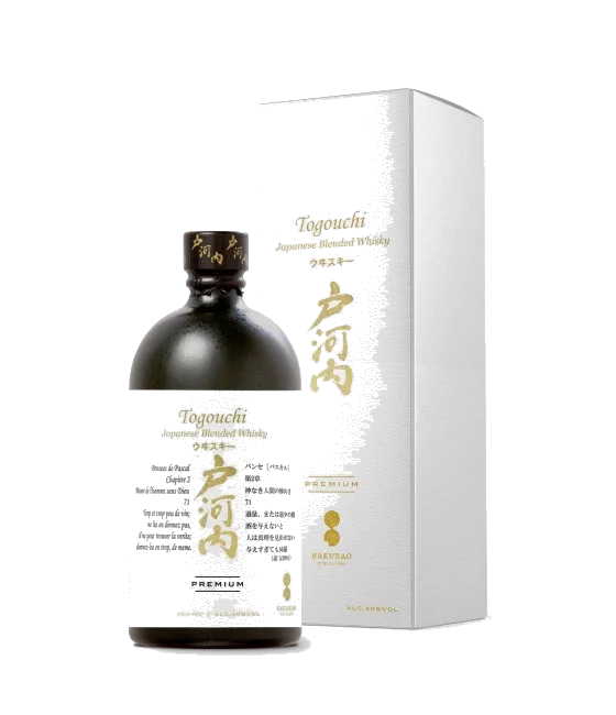 Togouchi Premium, fles bij slijterij t Bockje in Bathmen