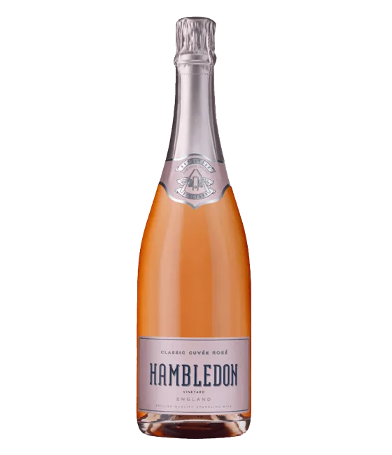 Hambledon Vineyard Classic Cuvée Rosé Brut, fles bij slijterij t Bockje in Bathmen