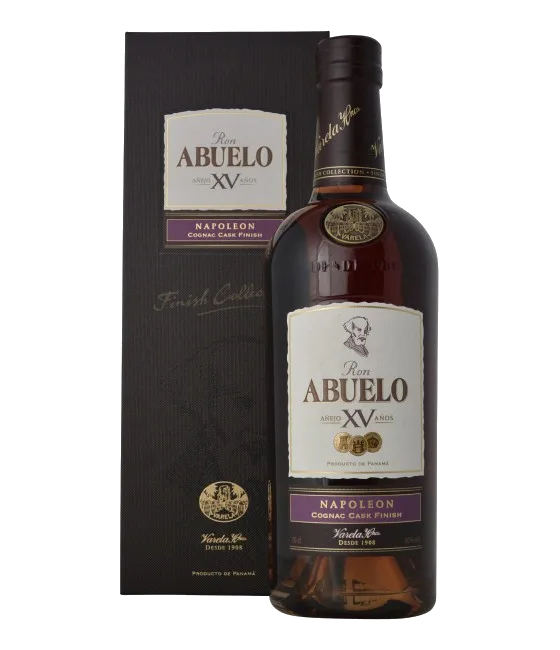 Ron Abuelo XV Napoleon Cognac Cask Finish, fles bij slijterij t Bockje in Bathmen