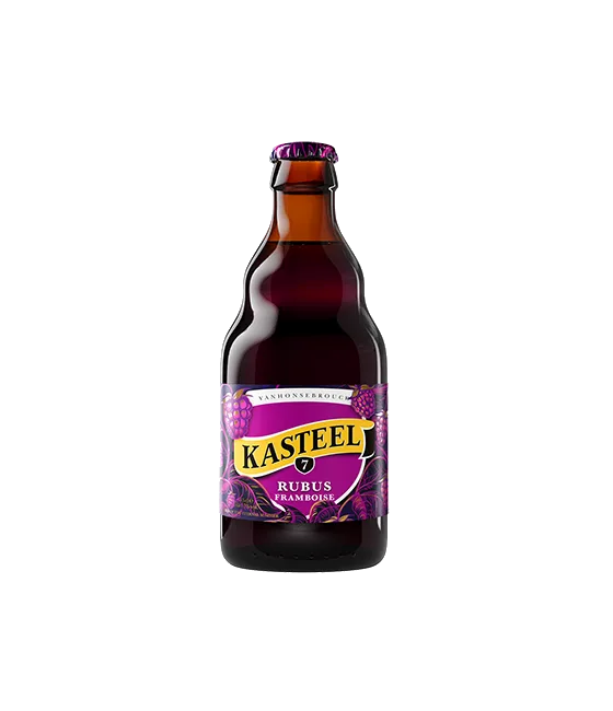 Kasteel Rubus Framboise, fles bij slijterij t Bockje in Bathmen