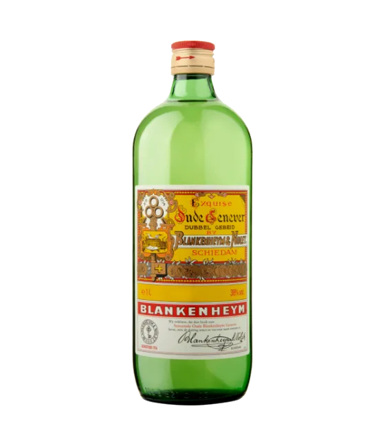 Blankenheym Oude Genever, fles bij slijterij t Bockje in Bathmen