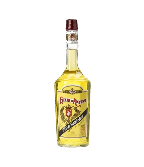 Elixir d’Anvers, fles bij slijterij t Bockje in Bathmen