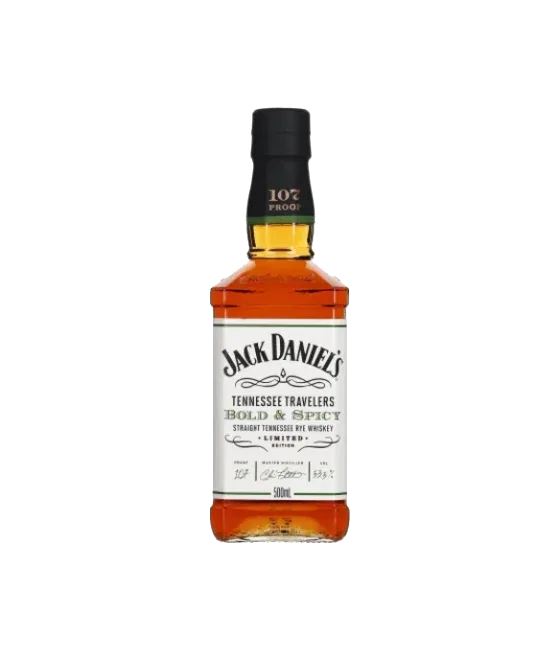 Jack Daniel’s Tennessee Travellers Bold & Spicy, fles bij slijterij t Bockje in Bathmen
