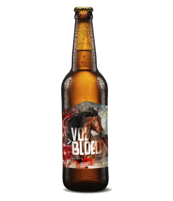 Brouwerij Avereest Vol Bloed, fles bij slijterij t Bockje in Bathmen