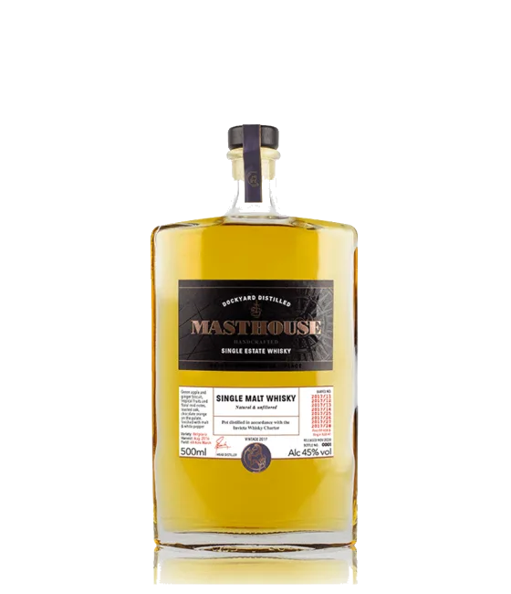 Masthouse Single Malt Whisky Batch 2, fles bij slijterij t Bockje in Bathmen
