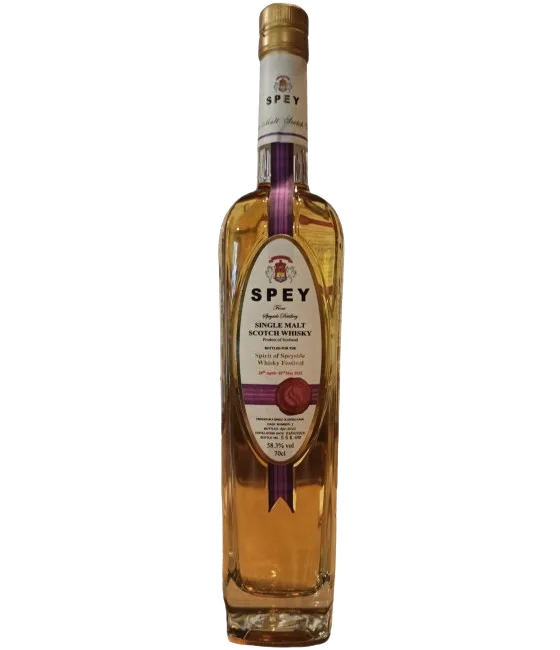 SPEY Spirit of Speyside Whisky Festival, fles bij slijterij t Bockje in Bathmen