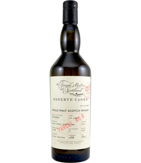 THE SINGLE MALTS OF SCOTLAND Blair Athol 10 Years Old, fles bij slijterij t Bockje in Bathmen
