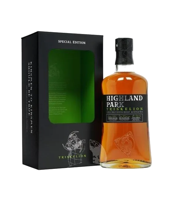 Highland Park Triskelion, fles bij slijterij t Bockje in Bathmen