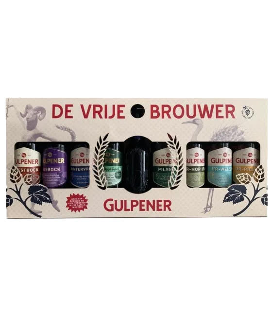 Gulpener De Vrijheid Geschenkverpakking 9 fles, fles bij slijterij t Bockje in Bathmen