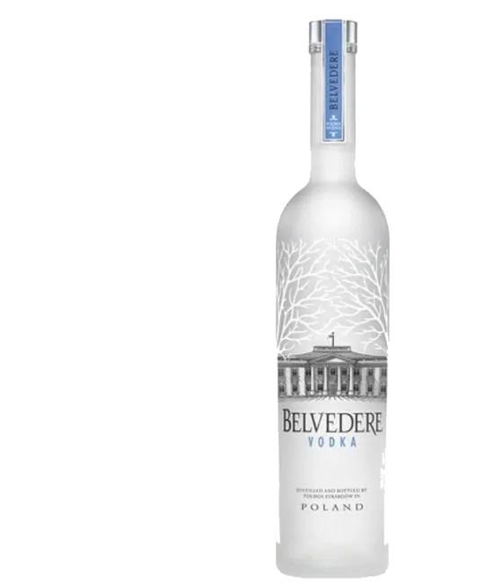 Belvedere Vodka Naturel, fles bij slijterij t Bockje in Bathmen