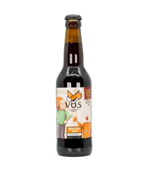 Vos Houten Vos #2 Barrel Aged serie, fles bij slijterij t Bockje in Bathmen